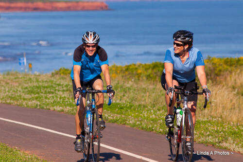 Biking ... a leisurely pastime